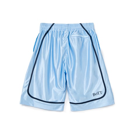 BOTT PIPED BASKETBALL SHORT LIGHT BLUE
