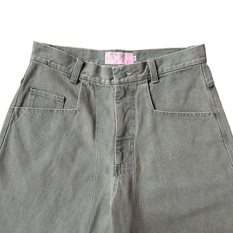 LAUG L BAGGY DENIM SHORTS