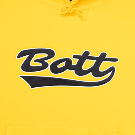 BOTT SCRIPT LOGO HOODIE YELLOW