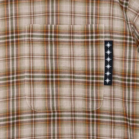 BOTT GAUZE S/S SHIRT BROWN