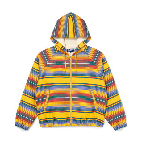 BOTT SERAPE RAGLAN ZIP HOODIE YELLOW
