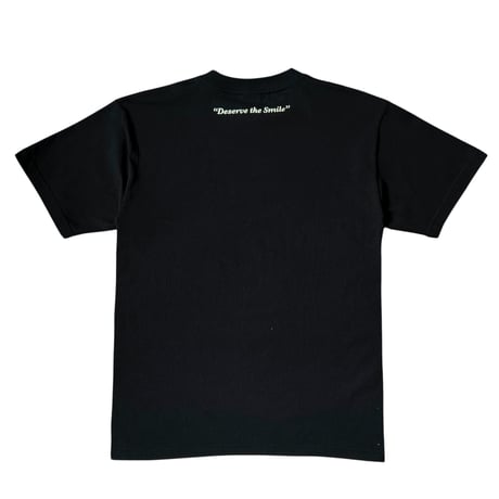 LAUG SIGN LOGO TEE BLACK