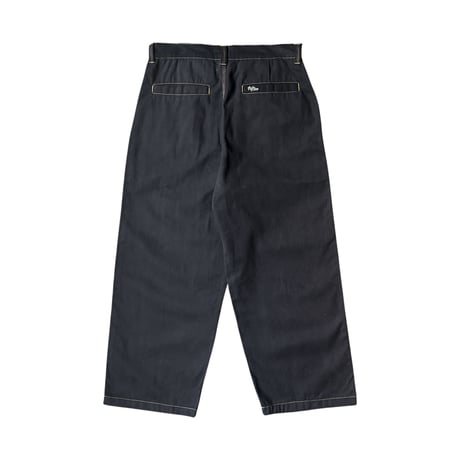 RERUN PLEATED EVERYDAY PANTS BLACK