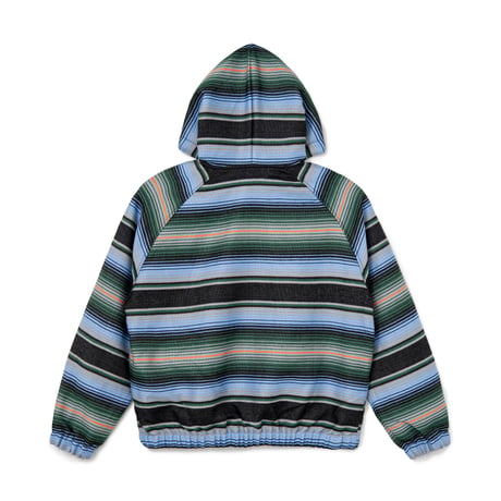 BOTT SERAPE RAGLAN ZIP HOODIE BLACK