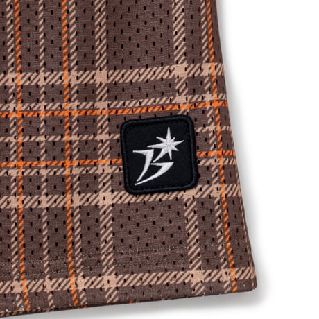 BoTT CHECK MESH SHORT BROWN