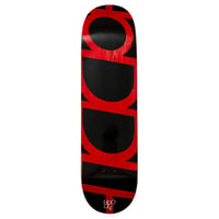 HODDLE LOGO DECK BLACK RED 8.37