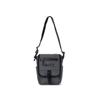BOTT CONTRAST RIPSTOP MINI SHOULDER BAG BLACK