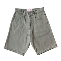 LAUG L BAGGY DENIM SHORTS