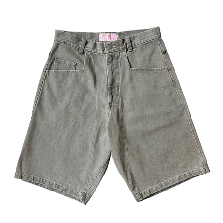 LAUG L BAGGY DENIM SHORTS