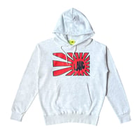 LAUG SUN LOGO HOODIE GREY