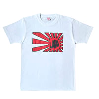 LAUG SUN LOGO TEE WHITE