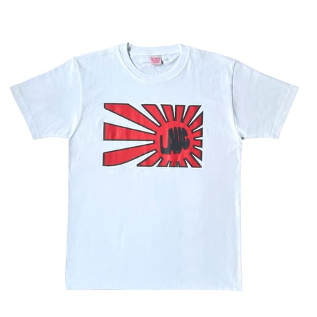 LAUG SUN LOGO TEE WHITE