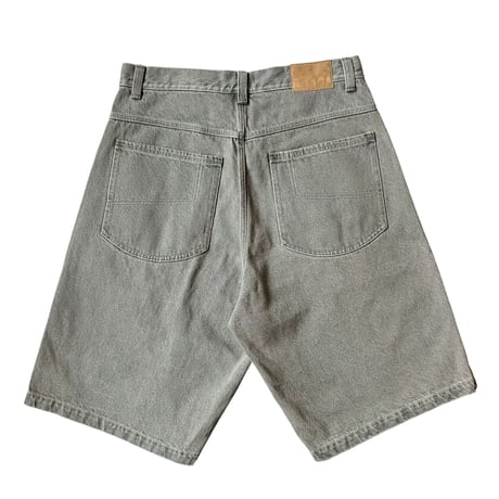 LAUG L BAGGY DENIM SHORTS