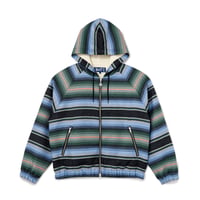 BOTT SERAPE RAGLAN ZIP HOODIE BLACK