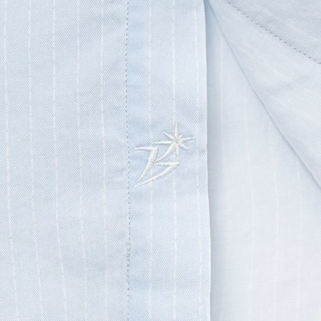 BoTT PRINTED SPARKLE STRIPED SHIRT BLUE