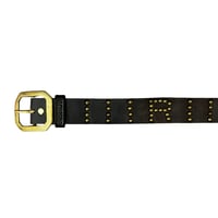 RERUN STUDDED LEATHER BELT