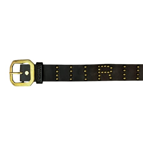 RERUN STUDDED LEATHER BELT