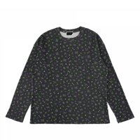 PHINGERIN FLOWER L/S WAFFLE THERMAL BLACK