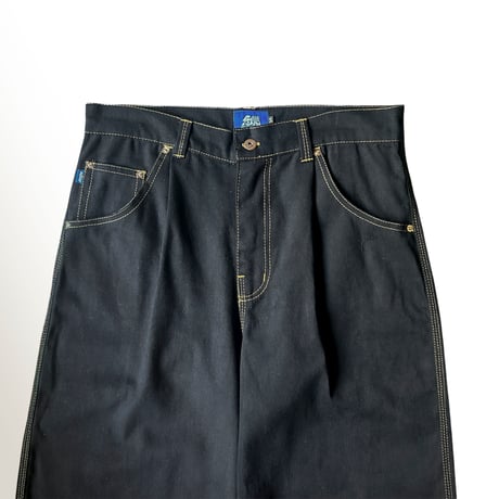 RERUN PLEATED EVERYDAY PANTS BLACK