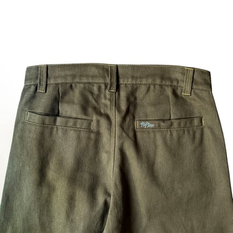 RERUN PLEATED EVERYDAY PANTS GREEN