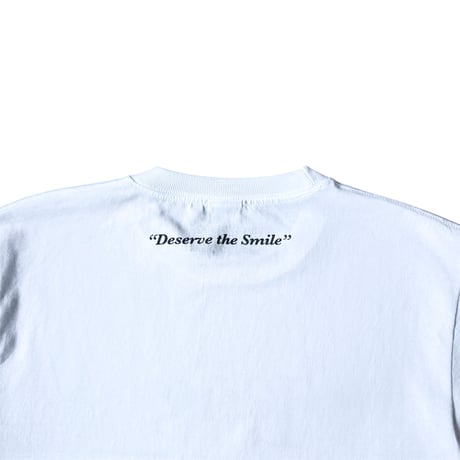 LAUG SIGN LOGO TEE WHITE