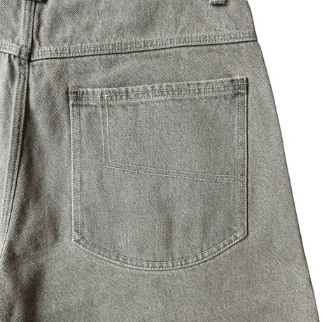 LAUG L BAGGY DENIM SHORTS