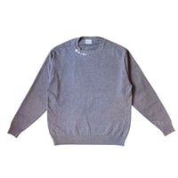 PAJA GLITTER COTTON SWEATER GREY