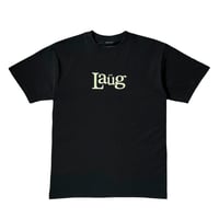 LAUG SIGN LOGO TEE BLACK