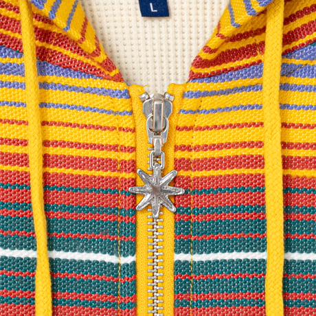 BOTT SERAPE RAGLAN ZIP HOODIE YELLOW