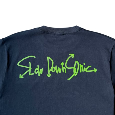 SLOW DOWN SONIC NAVY TEE