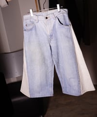 【remake】Levi's 550 remake wide shorts denim