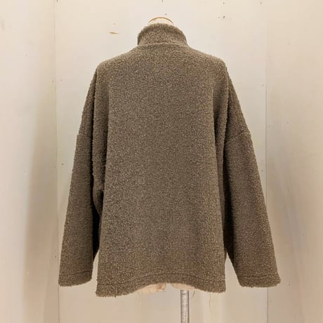 【UNIVERSAL TISSU】ボア オーバーサイズブルゾン　モカ