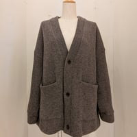 【UNIVERSAL TISSU】ウーレンクォーターVネックカーディガン