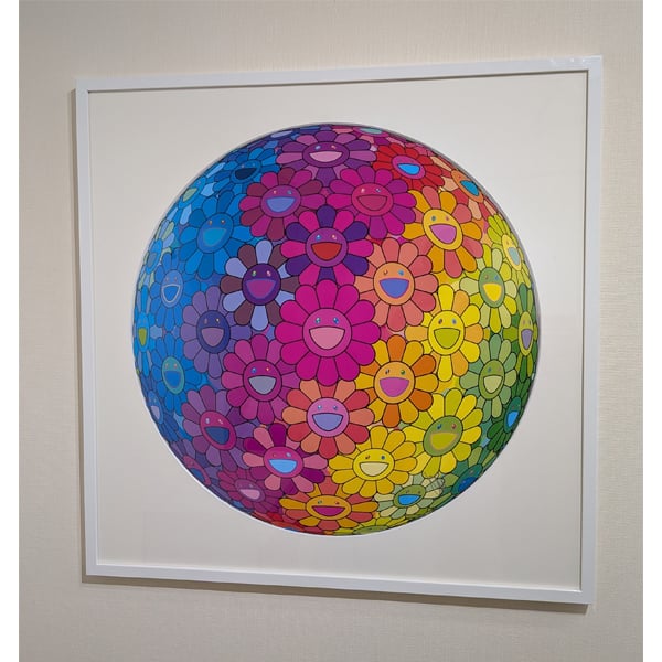 村上 隆「レインボーの心の中」オフセットプリント | BISENDO art gallery