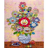 村上 隆「ザオウーキーのお花の絵へのあこがれ」オフセットプリント