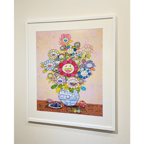 村上 隆「ザオウーキーのお花の絵へのあこがれ」オフセットプリント