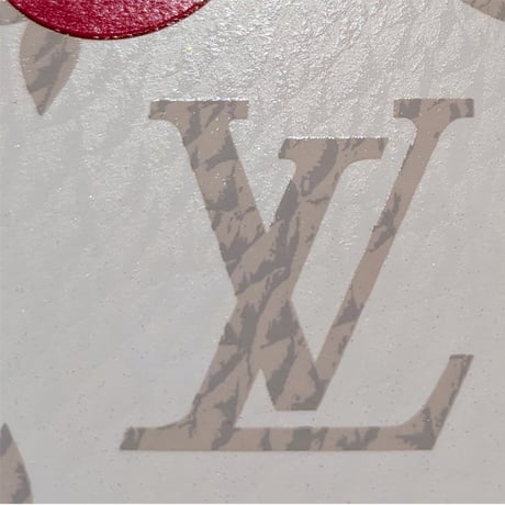 【在庫有・要問合作品】村上 隆「LV Cherry White Leather」シルクスクリーン