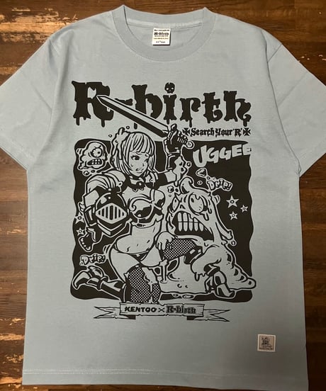 Girl Knight Booty T-shirts 限定ACID BLUE ver