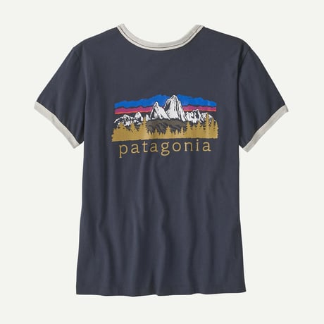 ウィメンズ・フィッツロイ・フットヒルズ・リンガー・ティー  / patagonia パタゴニア