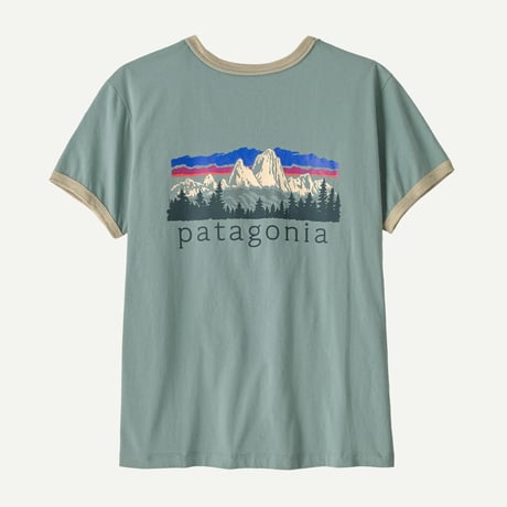 ウィメンズ・フィッツロイ・フットヒルズ・リンガー・ティー  / patagonia パタゴニア