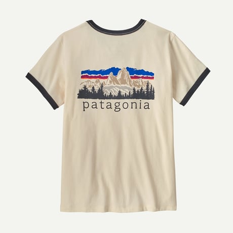 ウィメンズ・フィッツロイ・フットヒルズ・リンガー・ティー  / patagonia パタゴニア