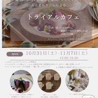 10/31・11/7 開催・1日限定トライアルカフェご予約（こまちカフェ）【「カフェの実践から学ぶ！ゆるやかなつながりが広がる居場所づくり講座】