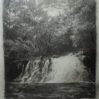伊藤尚尋 「滝- 差し込む光」   18×20cm　Ito Naohiro