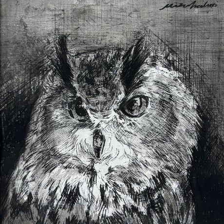 森 水翔　「悪夢の外」　10×10cm 　Mori Mizuha