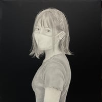 高草滋汰　「今年もあなたと」　25×25cm