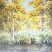 清水 恵　「寄り添う」　35.0×28.5cm　Shimizu  ​Megumi