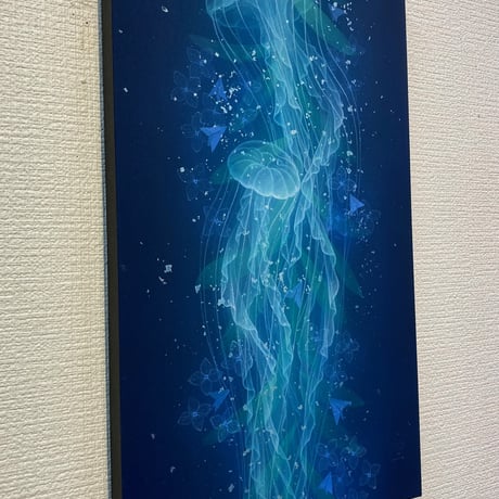 間瀬由加里　「昇り水」　M6号