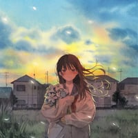 青瀬きいろ  「あの日のまま」   F6号　(41.0×31.8cm)　Aose  Kiiro