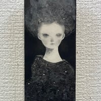 青木香織　「鉛色の雲」　短冊