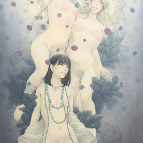 松平一民   「宗像三神」　 75.0×45.0cm     Matsudaira Kazutami